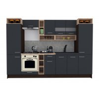 Bucatarie COSSY NEW 300 Wenge / Decor 0164